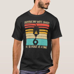 Cool 3d Print For Men Boys 3d Printer Printing T-Shirt