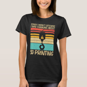 Cool 3D Print For Men Women 3D Printer Printing T-Shirt