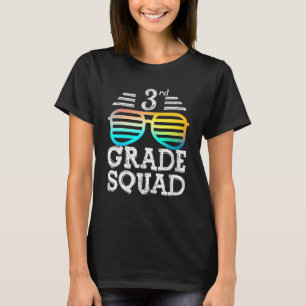 Cool 3rd Grade Squad Team Back To School Graduatio T-Shirt