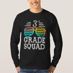 Cool 3rd Grade Squad Team Back To School Graduatio T-Shirt