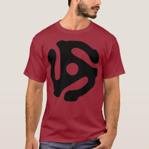 Cool 45 RPM Adapter Spider Record DJ Turntable T-Shirt