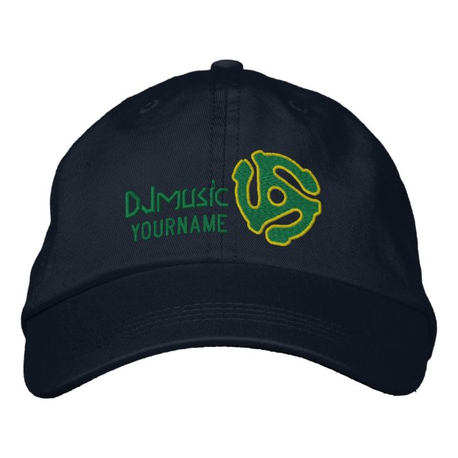 COOL 45 spacer Irish personalizeDJ embroidered cap (Front)