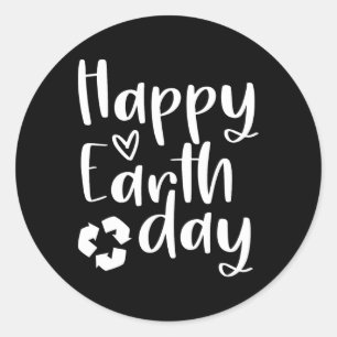 Cool 52th Planet Anniversary World Teacher Happy E Classic Round Sticker