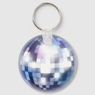 Cool 80s Disco Ball Key Ring