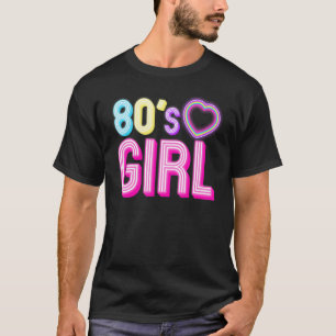 Cool 80s Girl For Women Mum 1980's Birthday Retro  T-Shirt