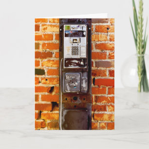 Cool Abandoned Payphone Card