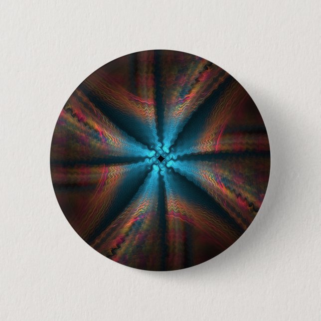 Cool Abstract Art 6 Cm Round Badge (Front)