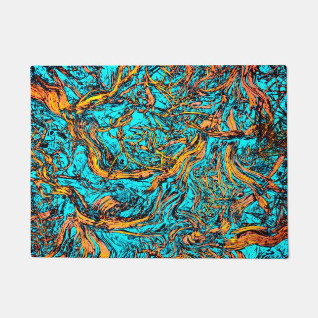 COOL Abstract Art Doormat (Front)