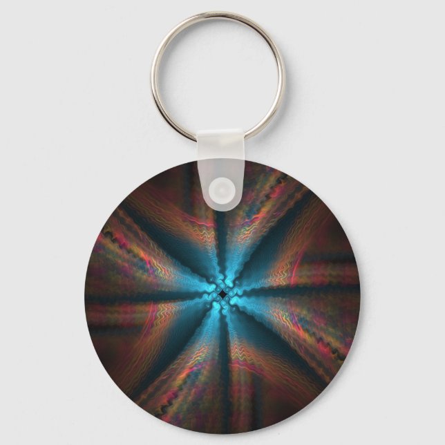 Cool Abstract Art Key Ring (Front)