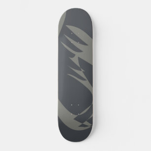 Cool Abstract Distressed Gravel Grey Skateboard