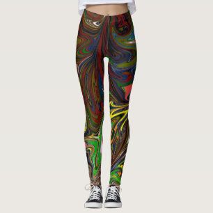 Cool abstract pattern leggings