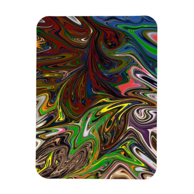 Cool abstract pattern magnet (Vertical)
