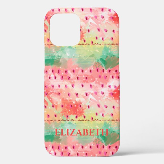 Cool Abstract Pattern Personalised Case-Mate iPhone Case (Back)