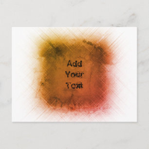 COOL Abstract Rustic Postcard