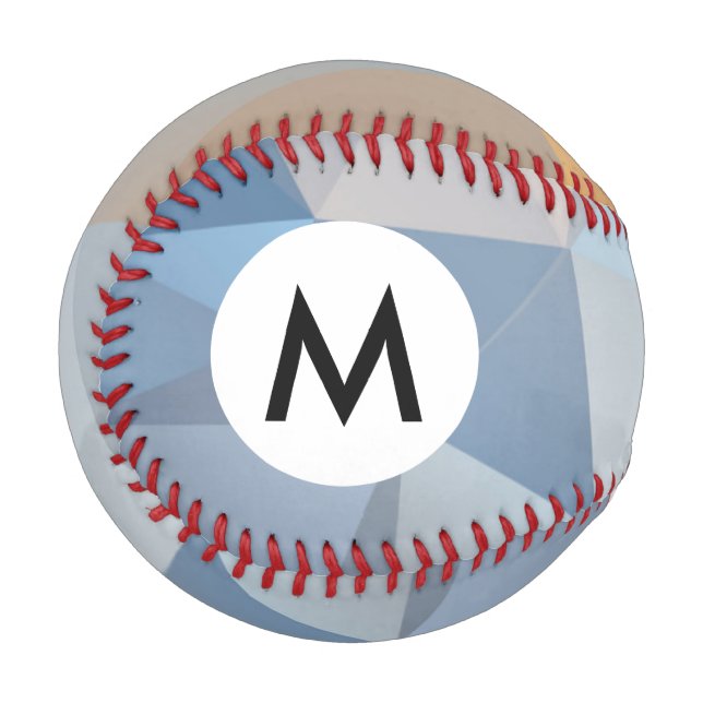Cool Abstract Triangle Pattern Baseball (Front Left)