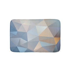 Cool Abstract Triangle Pattern Bath Mat