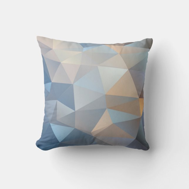 Cool Abstract Triangle Pattern Cushion (Front)