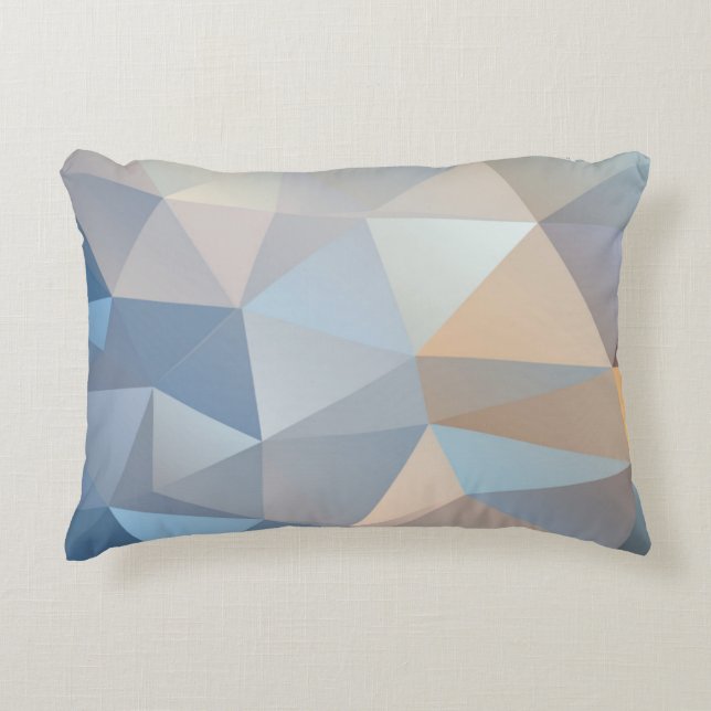 Cool Abstract Triangle Pattern Decorative Cushion (Front)