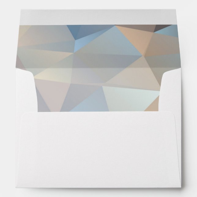 Cool Abstract Triangle Pattern Envelope (Back (Bottom))
