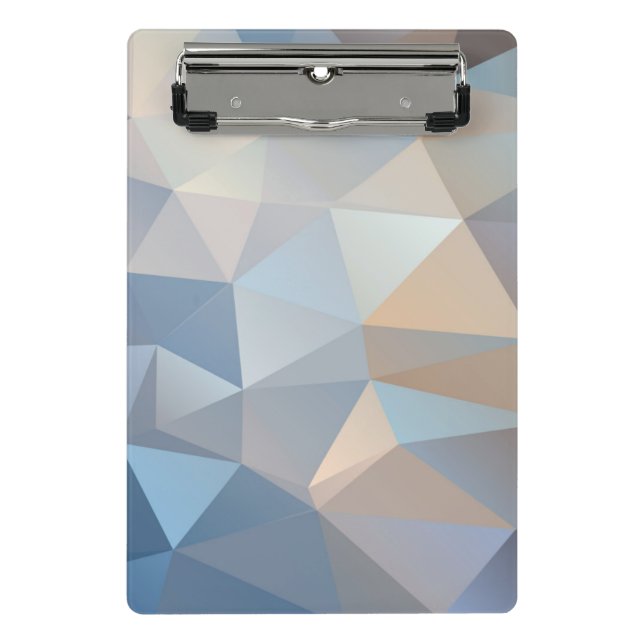 Cool Abstract Triangle Pattern Mini Clipboard (Front)