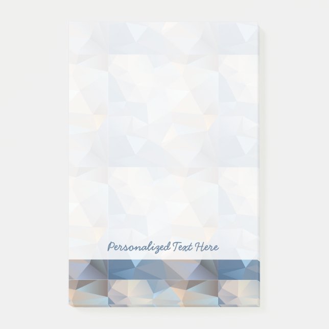 Cool Abstract Triangle Pattern Post-it Notes (Front)