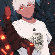 Cool Abstract White Ink T-Shirt