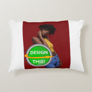 COOL! Accent Pillow 12" x 16"- polyester Customise