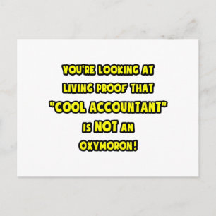 Cool Accountant Is NOT an Oxymoron Postcard