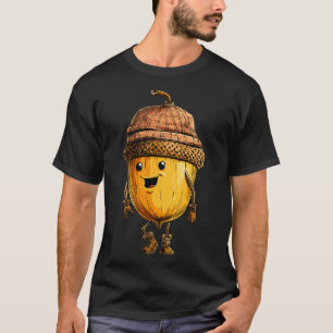Cool Acorn With Hat For Oak Trees And Chestnuts Lo T-Shirt