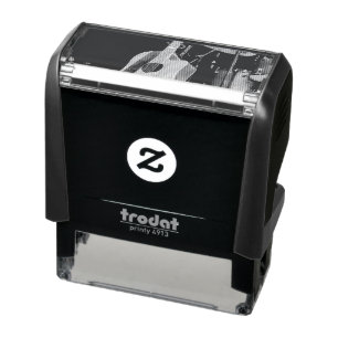 Cool Acoustic Guitar Self-inking Stamp