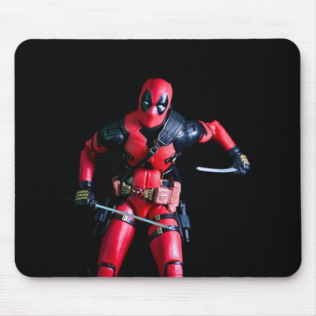 Cool Action Figure Superhero Mouse Mat (Front)