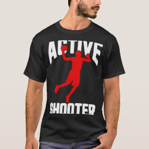 Cool Active Shooter Basketball Men Women T-Shirt