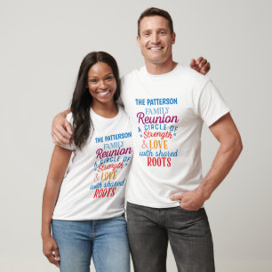 Cool add Family name strength love roots reunion T-Shirt