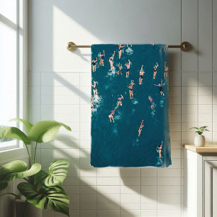 Cool Aerial Photo of Swimmers Bath Towel