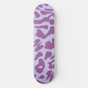 Cool Aesthetic Pink White Skateboard