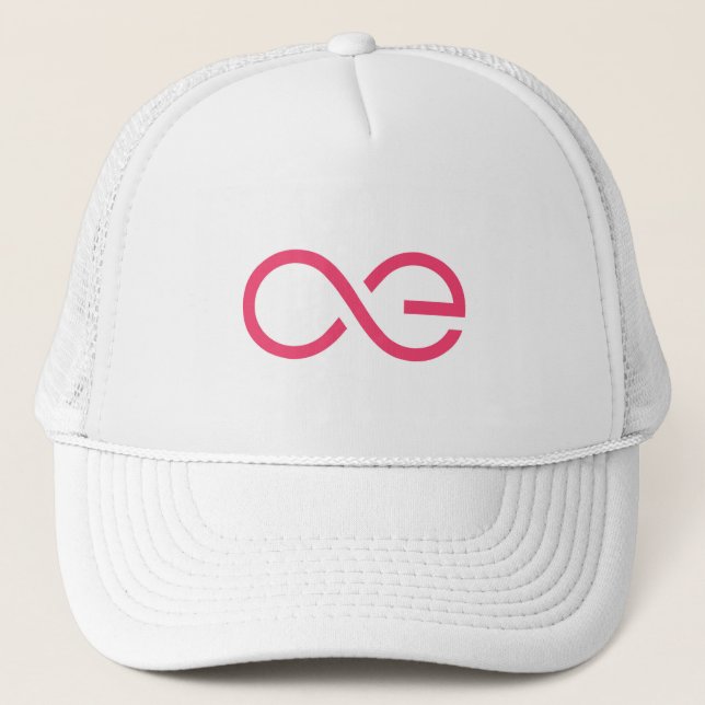 Cool Aeternity Cryptocurrency Coin Sign Trucker Hat (Front)