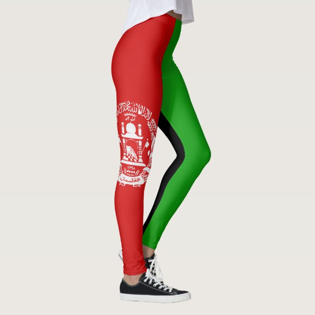 Cool Afghanistan Flag Fashion Leggings (Right)