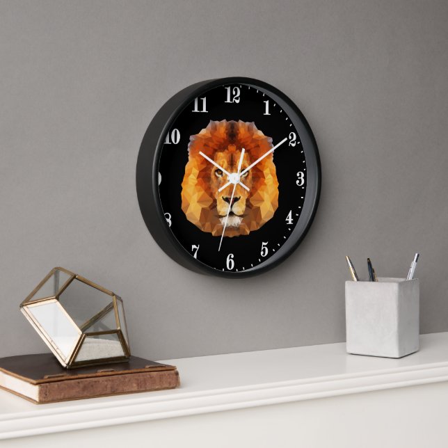cool Africa lion lovers Clock (Office)