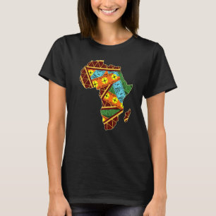 Cool Africa Map African Africans Geography World F T-Shirt