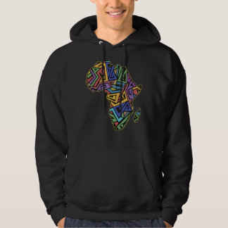 Cool Africa Map African Africans Geography World Hoodie