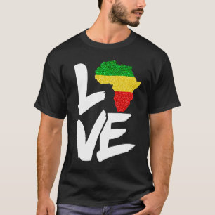 Cool Africa Map For Men Women Traditional Africa K T-Shirt