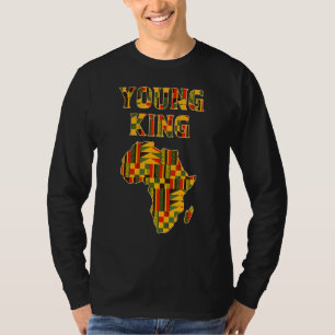 Cool African Kente Men Boys Kids African American T-Shirt