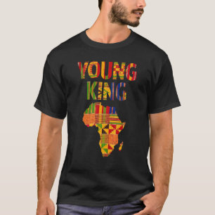 Cool African Kente Men Boys Kids African American T-Shirt