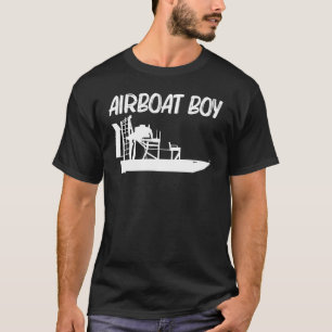 Cool Airboat For Boys Kids Airboating Watercraft B T-Shirt