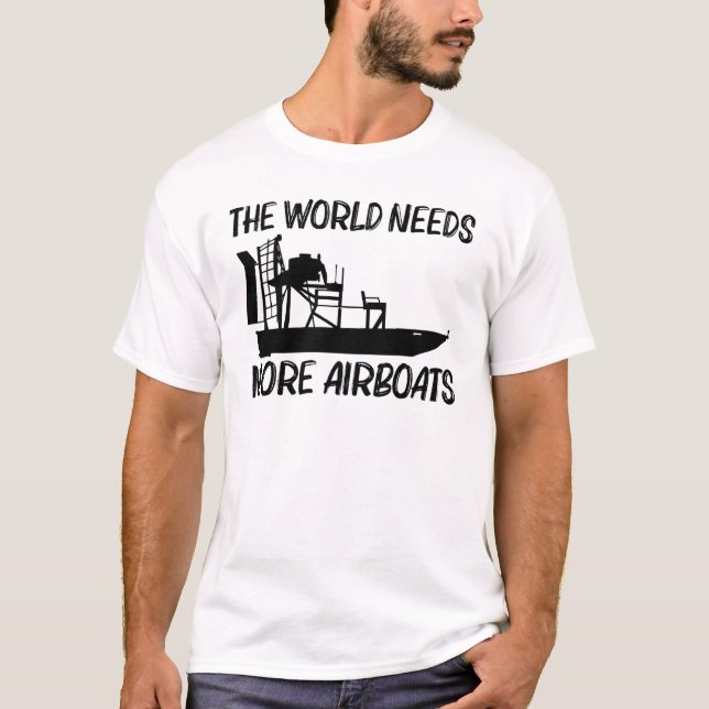 Cool Airboat For Men Women Airboating Watercraft B T-Shirt (Front)
