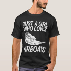Cool Airboat Gift For Girls Mom Airboat Racing Air T-Shirt