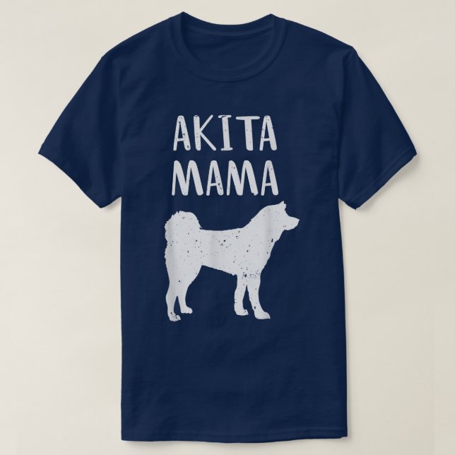 Cool Akita Art Women Akita Mom Owner Pet Lover Aki T-Shirt (Design Front)