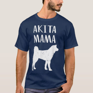 Cool Akita Art Women Akita Mom Owner Pet Lover Aki T-Shirt