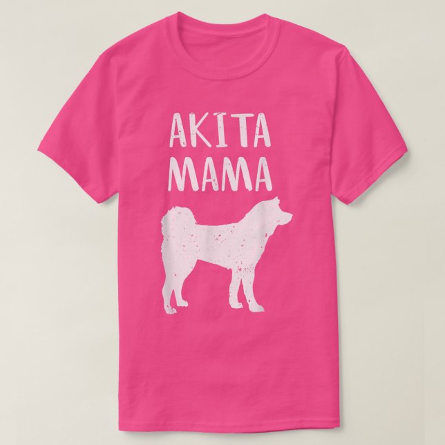 Cool Akita Art Women Akita Mum Owner Pet Lover Aki T-Shirt (Design Front)