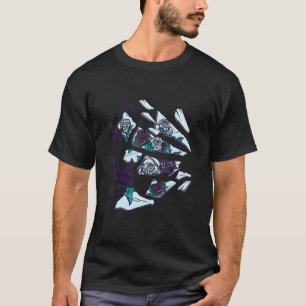 Cool Alien With Coat T-Shirt